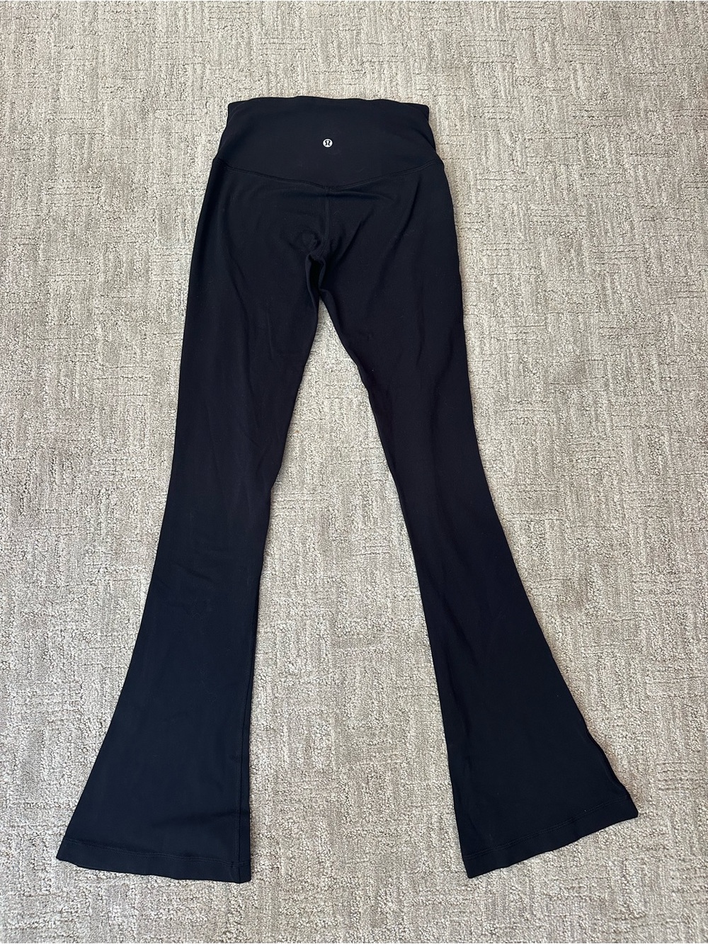 lululemon athletica Black Mini Flare Leggings